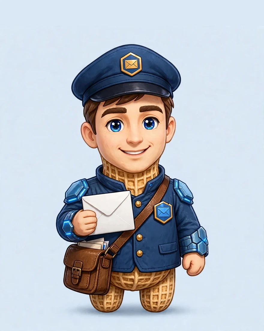 Amos the Postman, in his person form
